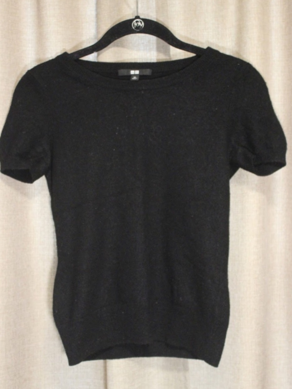 Uniqlo Cashmere Black Blouse